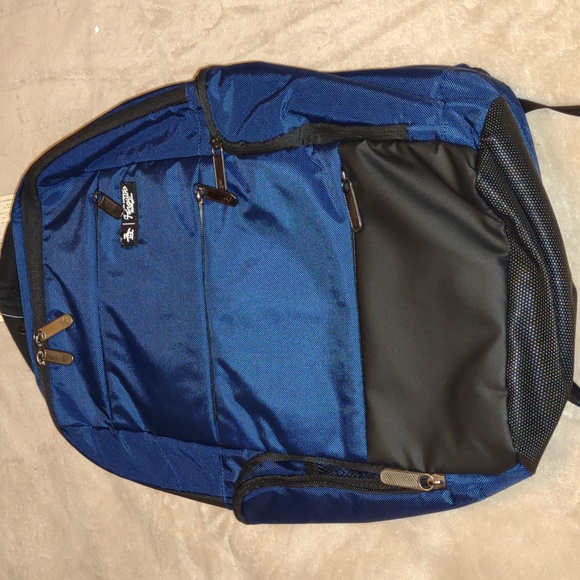 🙀ORIGINAL PENGUIN by MUNSINGWEAR Trio Collection Backpack in Blue/Black - Picture 13 of 16